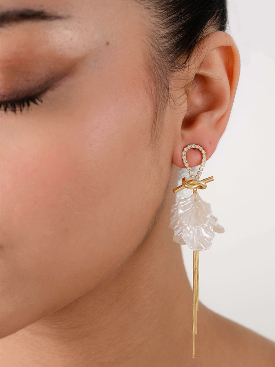 QUERALT Floral Drop Earrings
