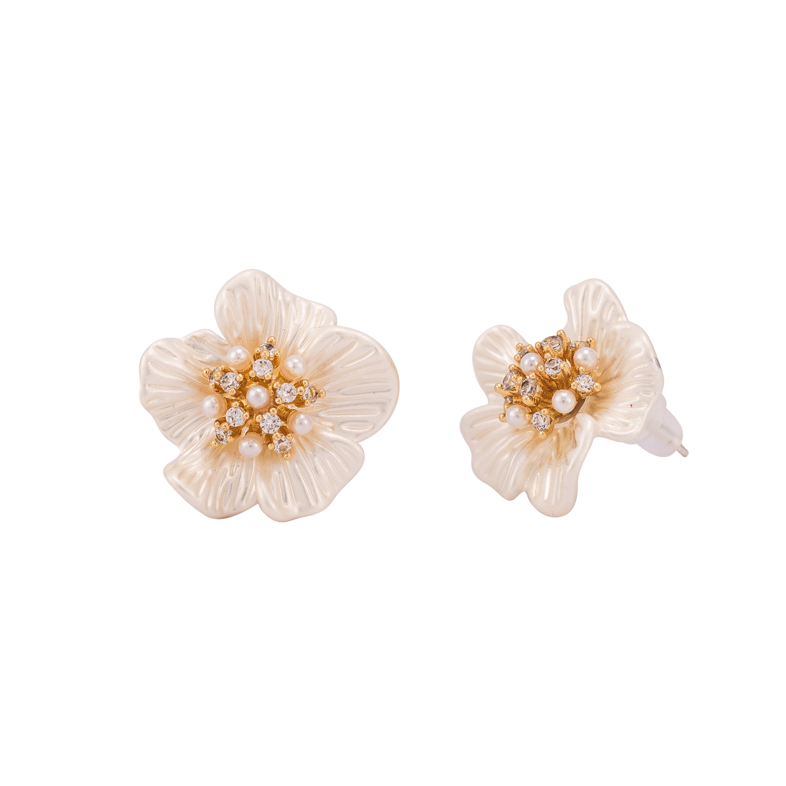 Blossom Crystal Stud Earrings