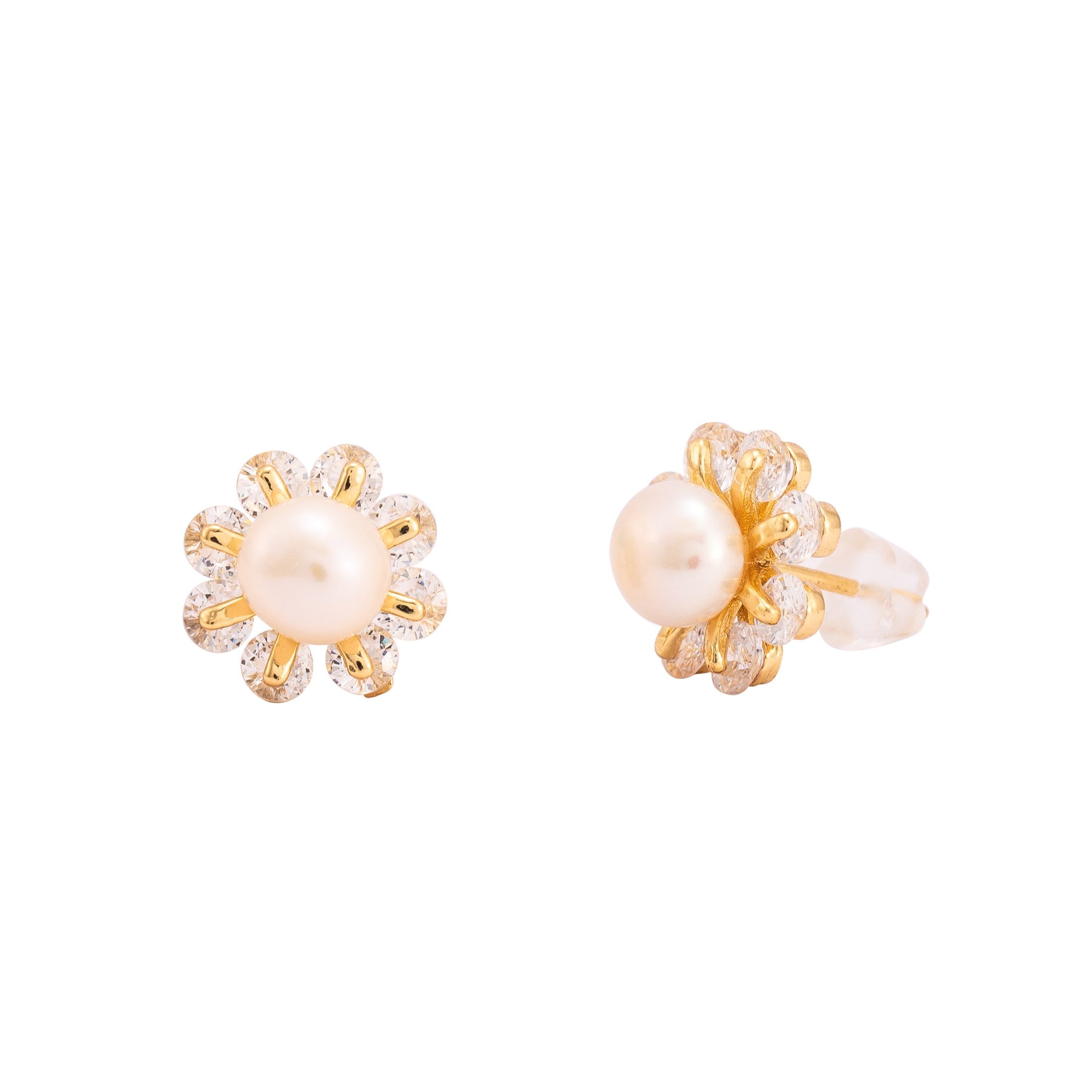 Blossom Pearl Stud Earrings