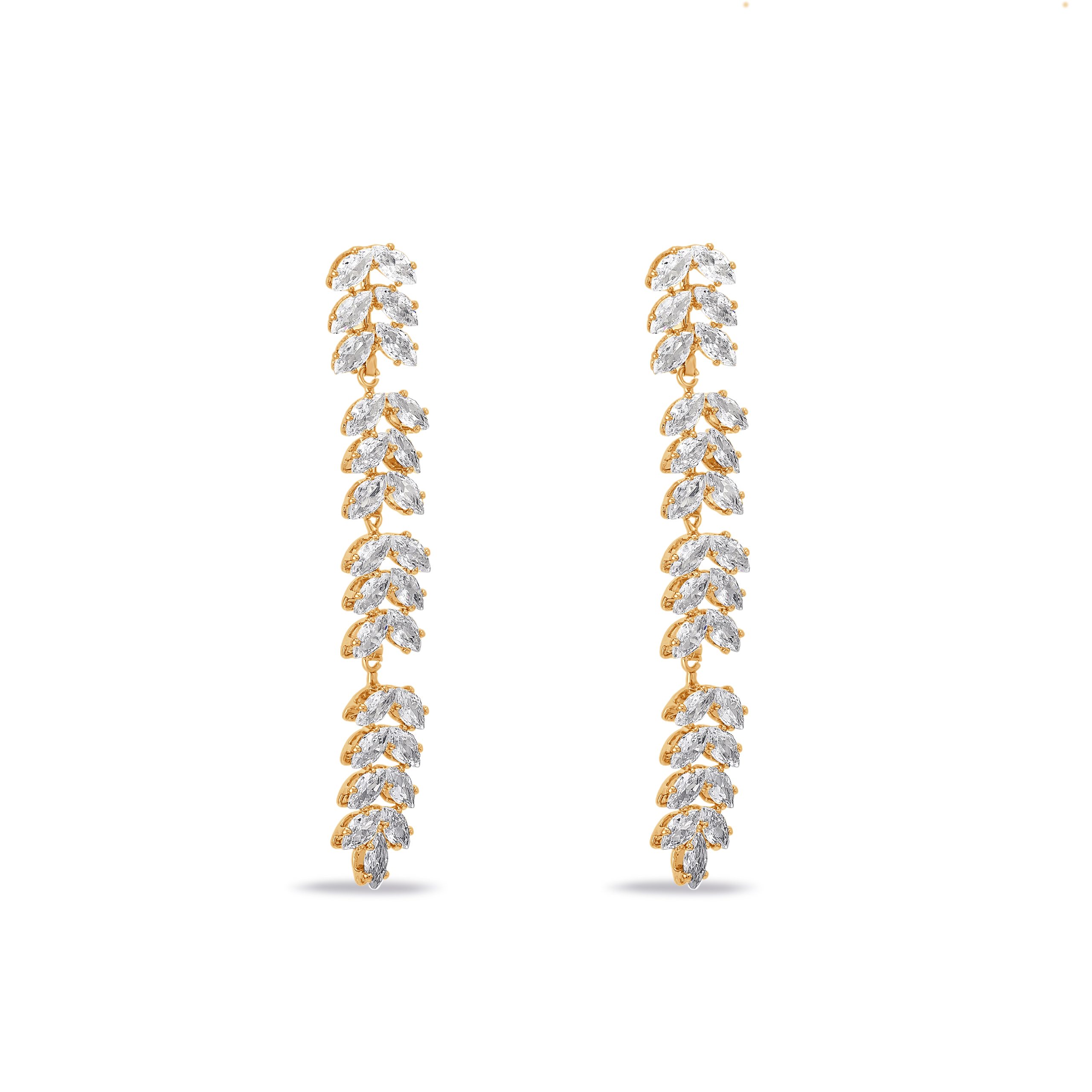 Cascading Vine AD Drop Earrings